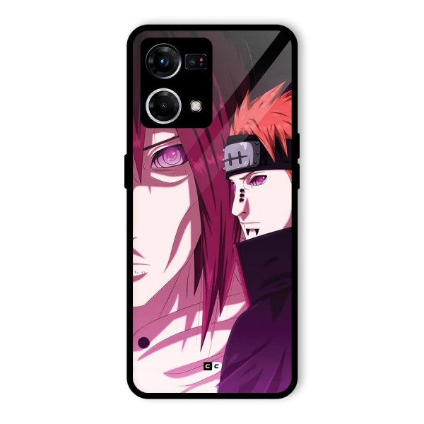 Yahiko With Nagato Glass Back Case for Oppo F21 Pro 4G