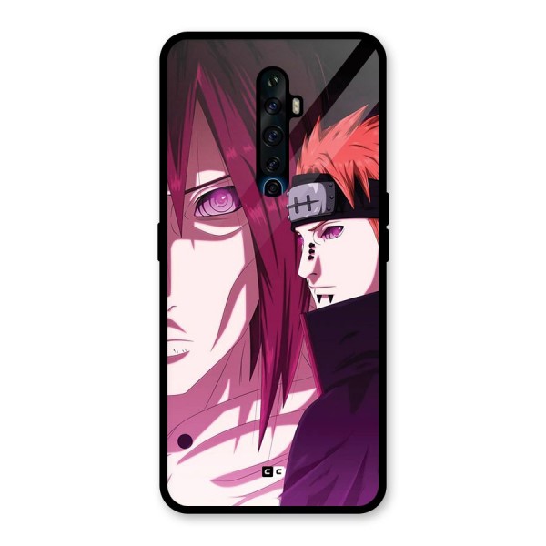 Yahiko With Nagato Glass Back Case for Oppo Reno2 F