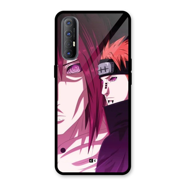 Yahiko With Nagato Glass Back Case for Oppo Reno3 Pro