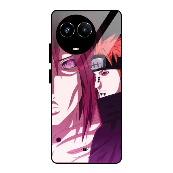 Yahiko With Nagato Glass Back Case for Realme Narzo 60X