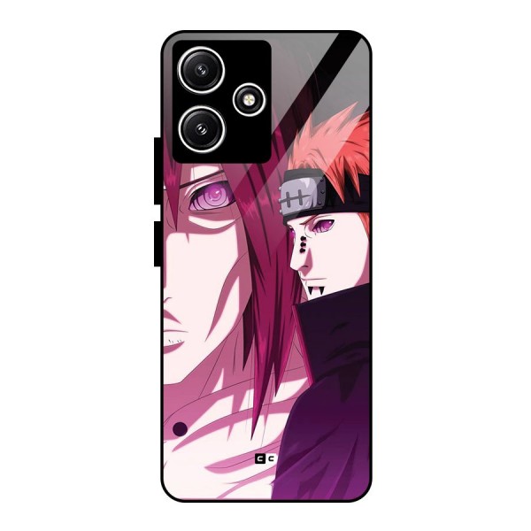 Yahiko With Nagato Glass Back Case for Redmi 12 5G