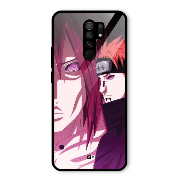 Yahiko With Nagato Glass Back Case for Redmi 9 Prime