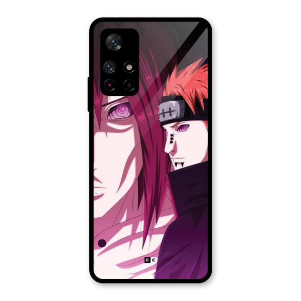 Yahiko With Nagato Glass Back Case for Redmi Note 11T 5G