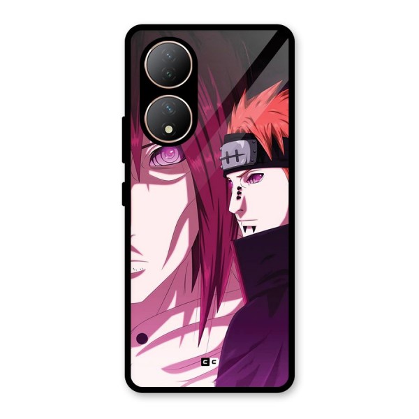 Yahiko With Nagato Glass Back Case for Vivo T2