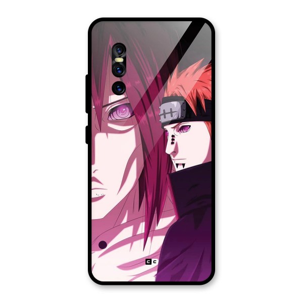 Yahiko With Nagato Glass Back Case for Vivo V15 Pro