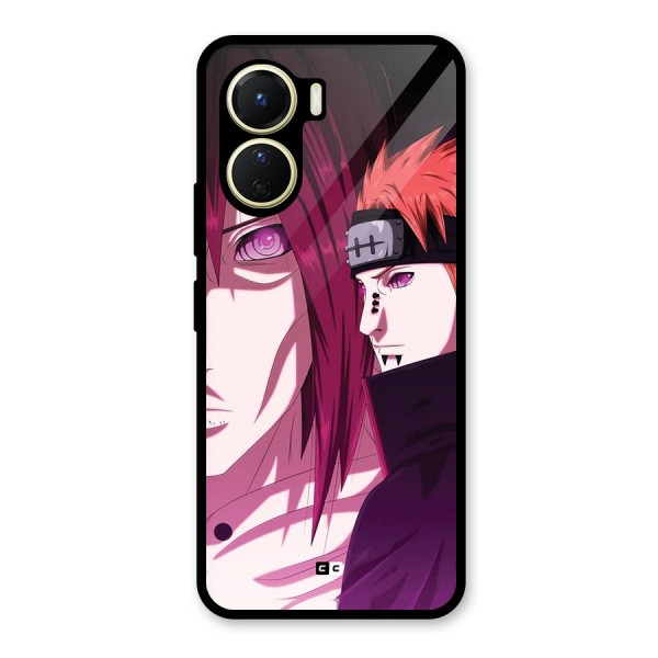 Yahiko With Nagato Glass Back Case for Vivo Y16