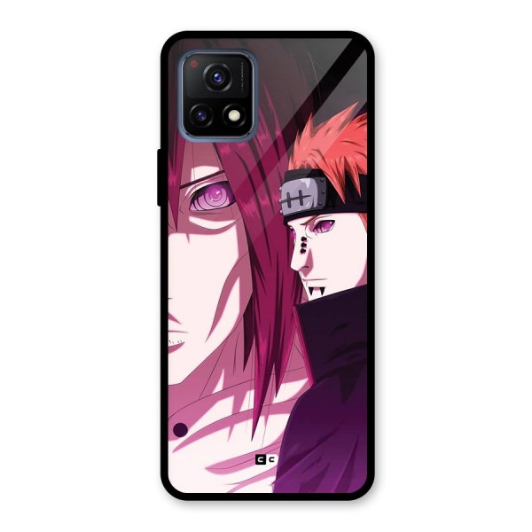 Yahiko With Nagato Glass Back Case for Vivo Y72 5G