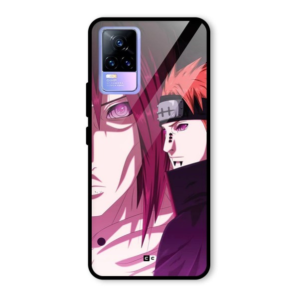 Yahiko With Nagato Glass Back Case for Vivo Y73