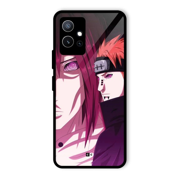 Yahiko With Nagato Glass Back Case for Vivo Y75 5G