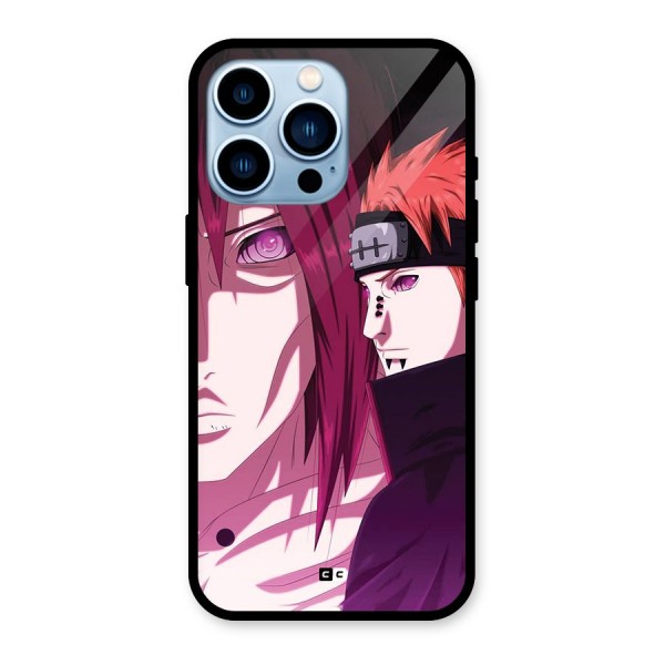 Yahiko With Nagato Glass Back Case for iPhone 13 Pro