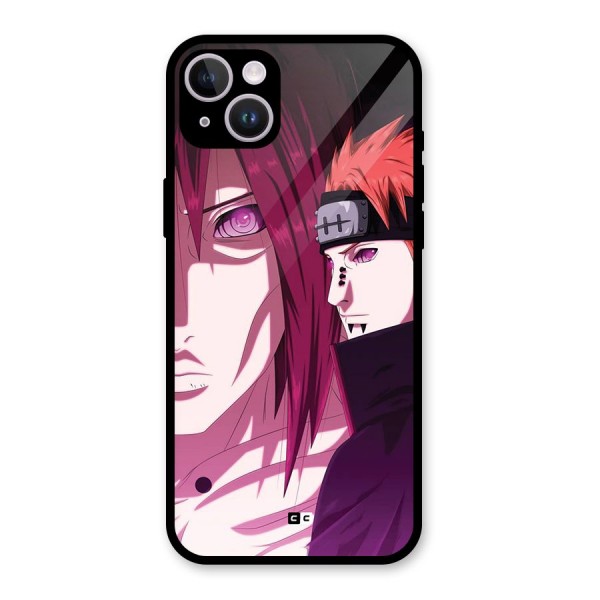 Yahiko With Nagato Glass Back Case for iPhone 14 Plus