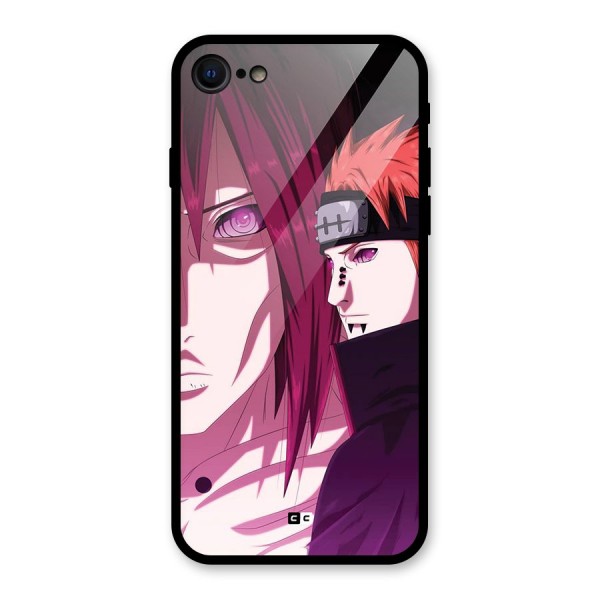 Yahiko With Nagato Glass Back Case for iPhone 8