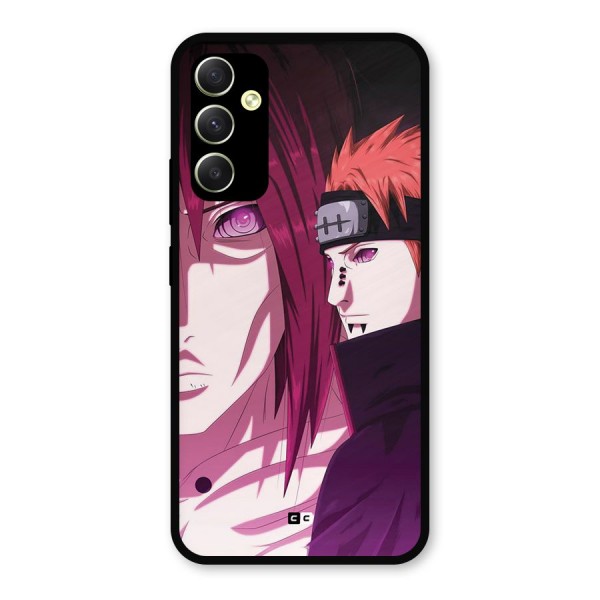 Yahiko With Nagato Metal Back Case for Galaxy A34