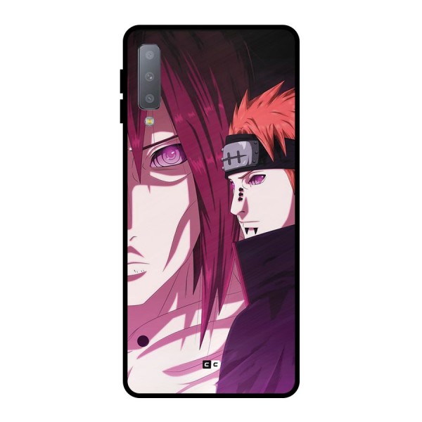 Yahiko With Nagato Metal Back Case for Galaxy A7 (2018)