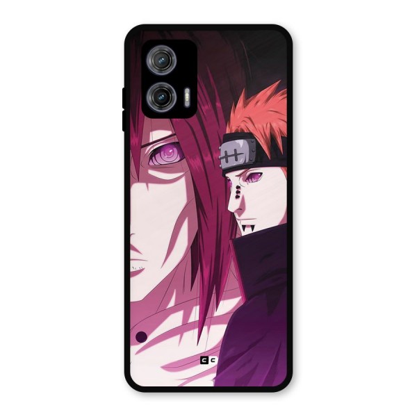 Yahiko With Nagato Metal Back Case for Moto G73