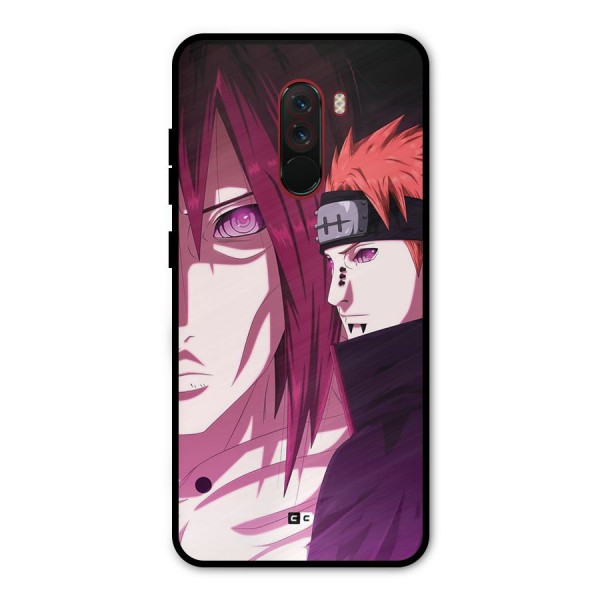 Yahiko With Nagato Metal Back Case for Poco F1