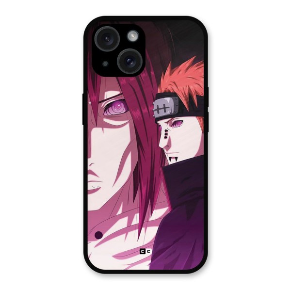 Yahiko With Nagato Metal Back Case for iPhone 15