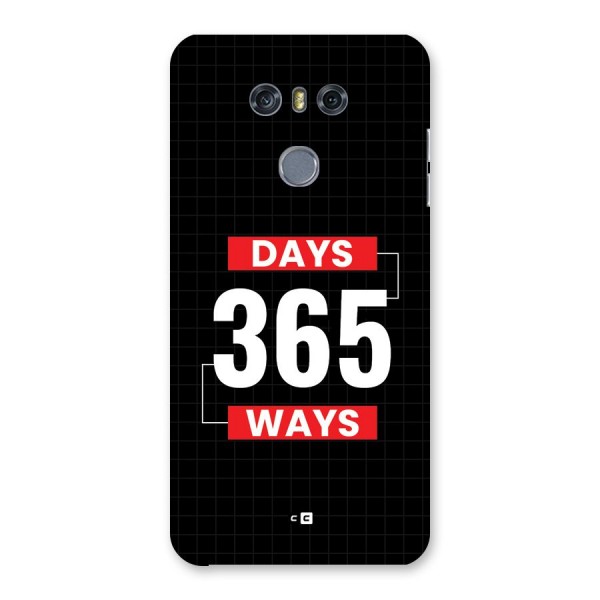 Year Ways Back Case for LG G6