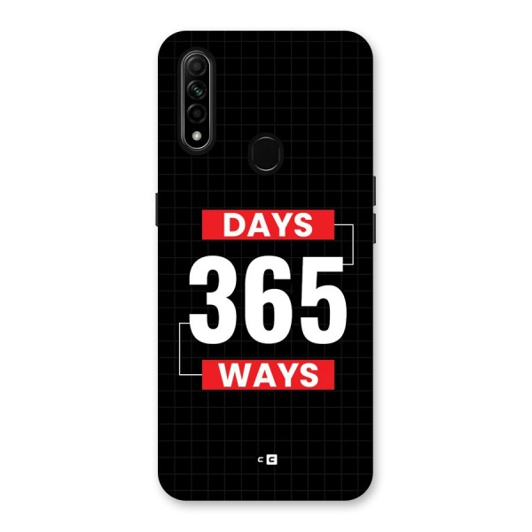 Year Ways Back Case for Oppo A31