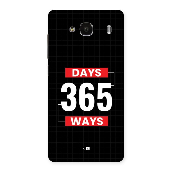 Year Ways Back Case for Redmi 2s