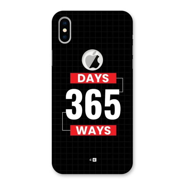 Year Ways Back Case for iPhone XS Logo Cut