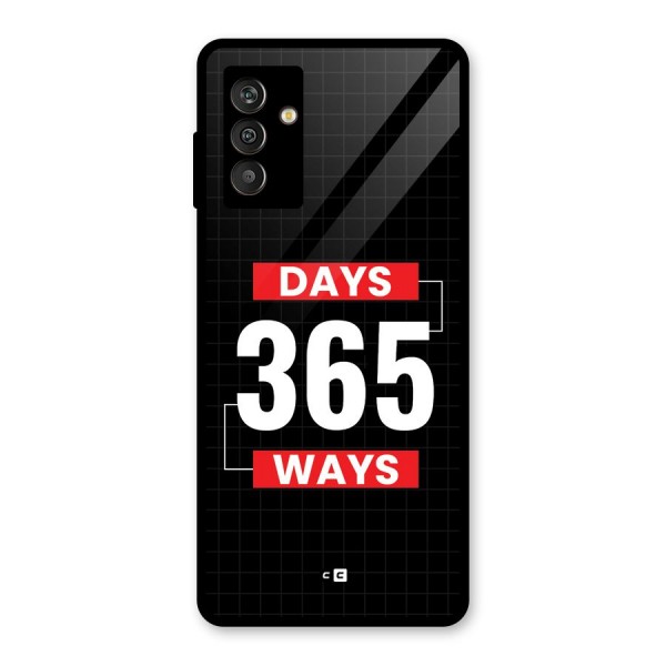 Year Ways Glass Back Case for Galaxy M13