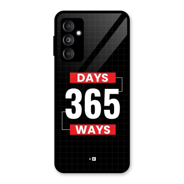 Year Ways Glass Back Case for Galaxy M14 5G