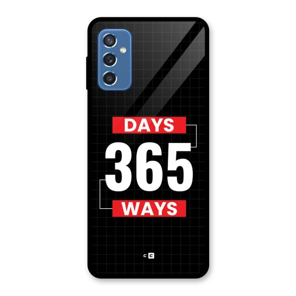 Year Ways Glass Back Case for Galaxy M52 5G