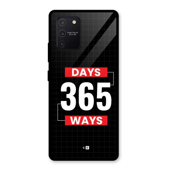 Year Ways Glass Back Case for Galaxy S10 Lite