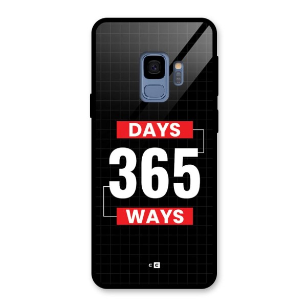 Year Ways Glass Back Case for Galaxy S9