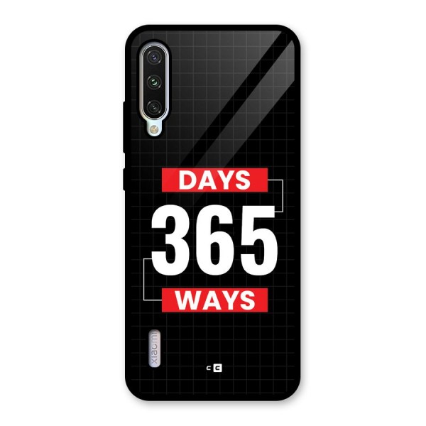 Year Ways Glass Back Case for Mi A3