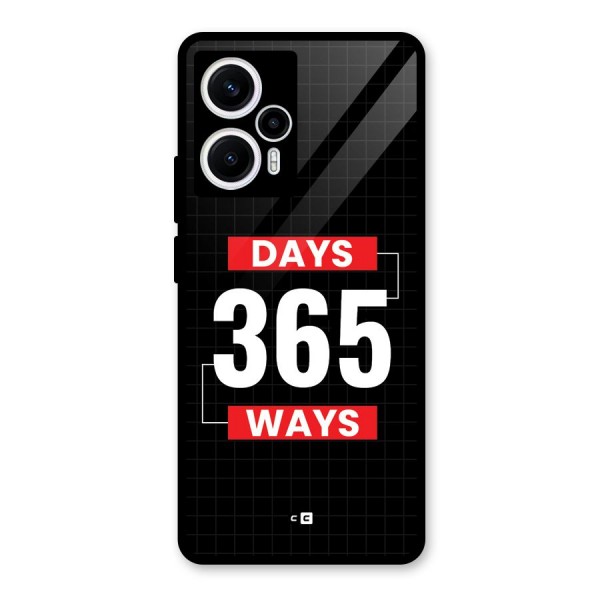 Year Ways Glass Back Case for Poco F5