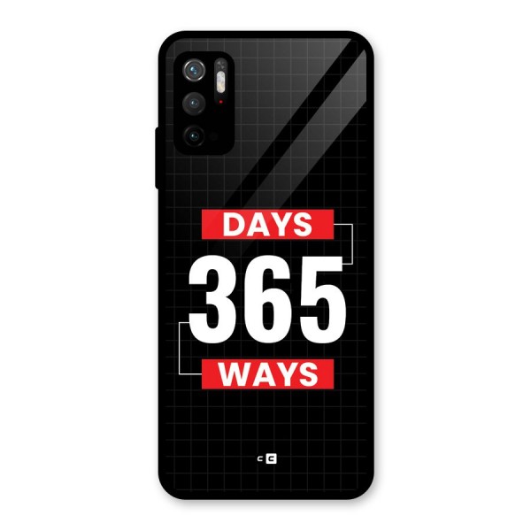 Year Ways Glass Back Case for Poco M3 Pro 5G