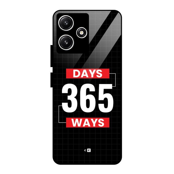 Year Ways Glass Back Case for Poco M6 Pro