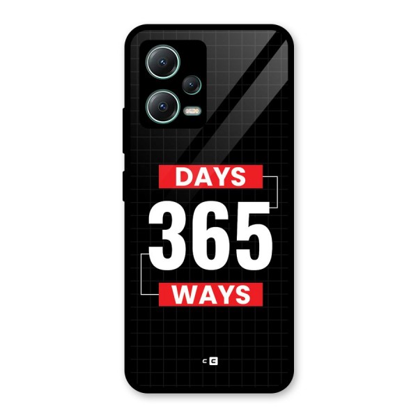 Year Ways Glass Back Case for Poco X5