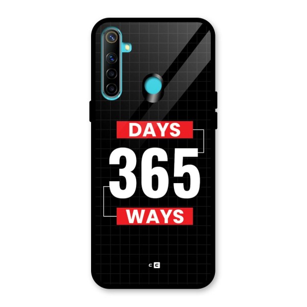 Year Ways Glass Back Case for Realme 5