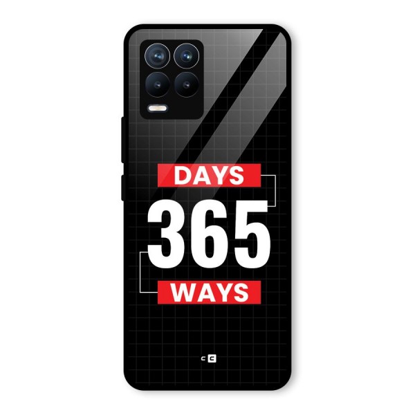 Year Ways Glass Back Case for Realme 8