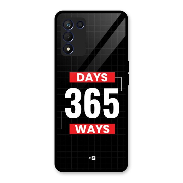 Year Ways Glass Back Case for Realme 9 5G Speed