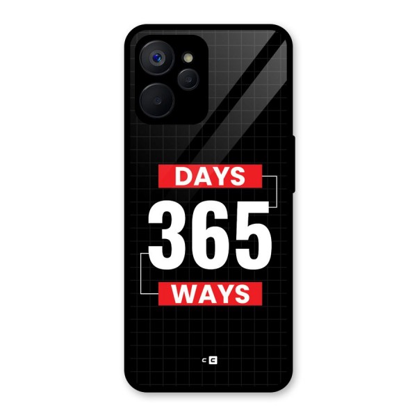 Year Ways Glass Back Case for Realme 9i 5G