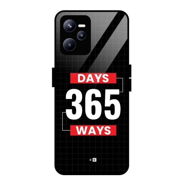 Year Ways Glass Back Case for Realme C35