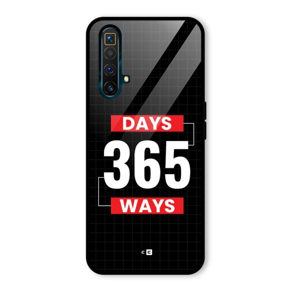 Year Ways Glass Back Case for Realme X3 SuperZoom