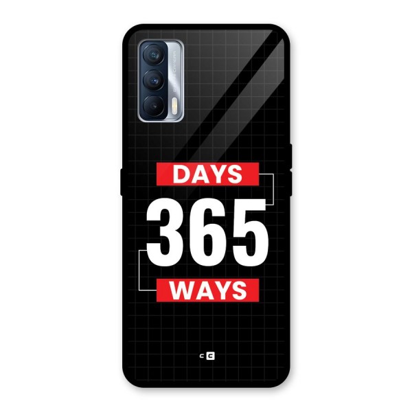 Year Ways Glass Back Case for Realme X7