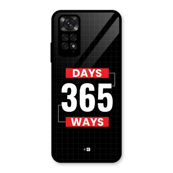 Year Ways Glass Back Case for Redmi Note 11