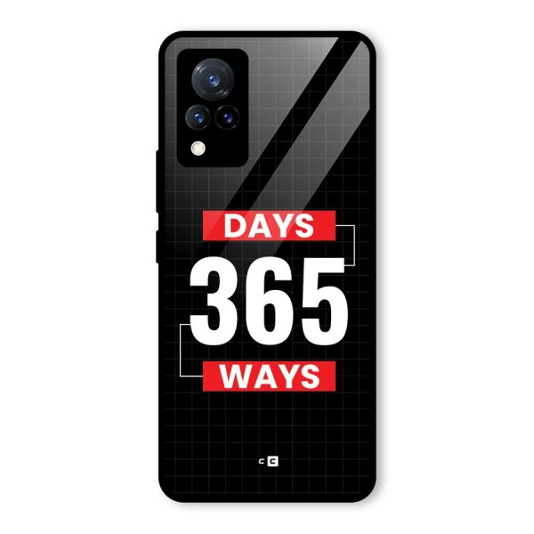 Year Ways Glass Back Case for Vivo V21 5G