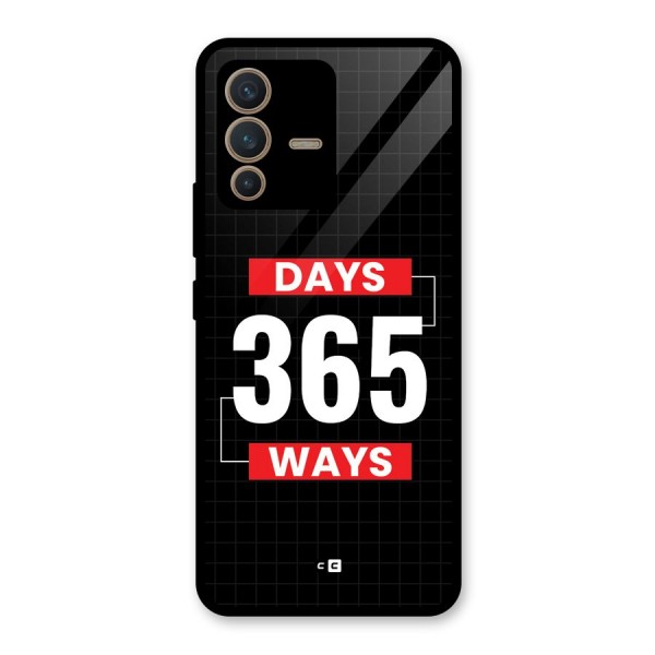 Year Ways Glass Back Case for Vivo V23 5G