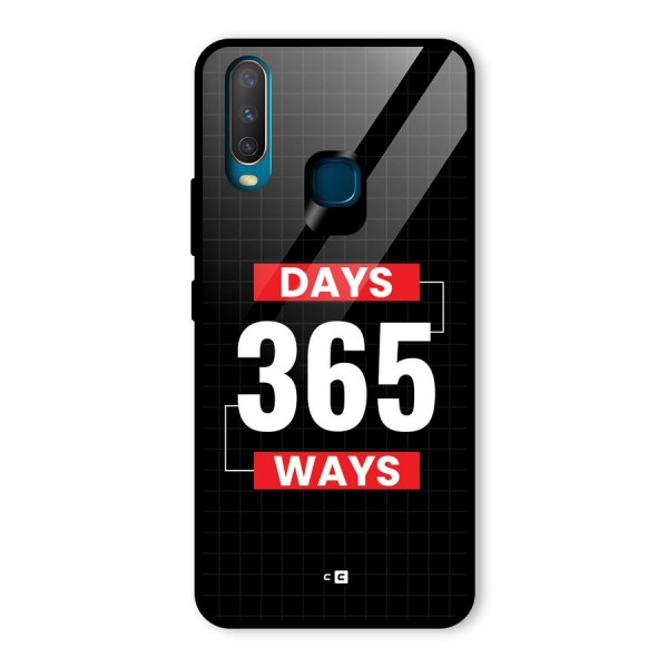 Year Ways Glass Back Case for Vivo Y15