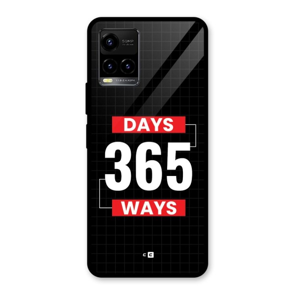 Year Ways Glass Back Case for Vivo Y21T