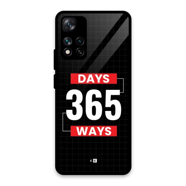 Year Ways Glass Back Case for Xiaomi 11i HyperCharge 5G