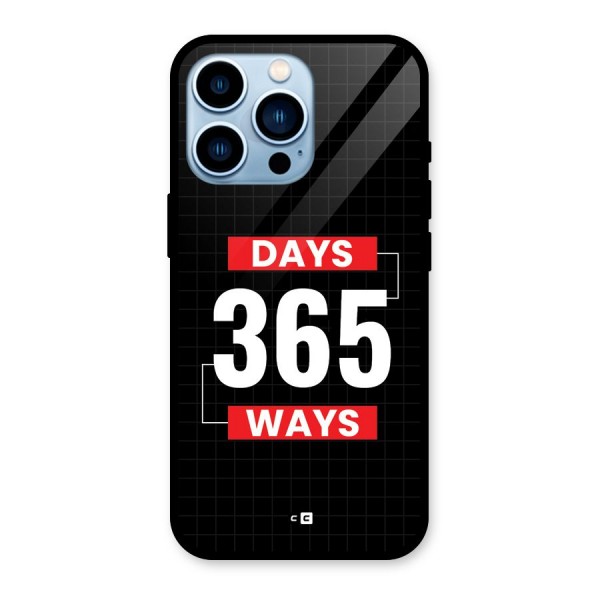 Year Ways Glass Back Case for iPhone 13 Pro