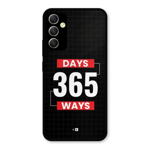 Year Ways Metal Back Case for Galaxy A34